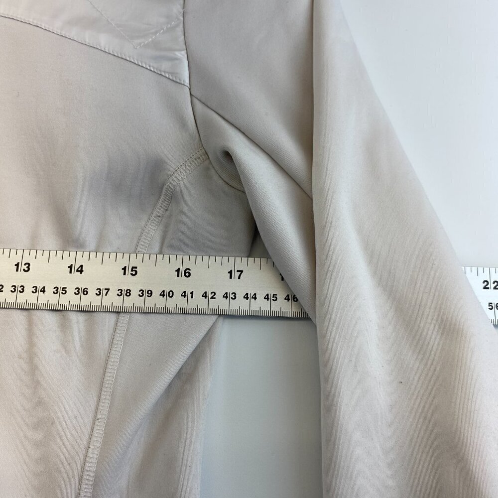 Lole Women's White Zip Front Hooded Long Sleeve Athletic Jacket Size M #1149 - Picture 13 of 16
